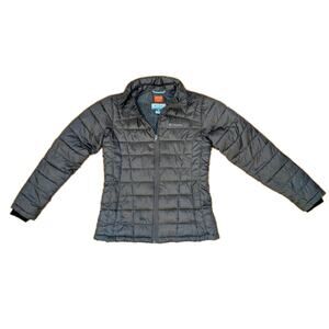 Columbia Pacific Post Thermal Coil Puffer Jacket Coat Womens S Mineshaft Gray